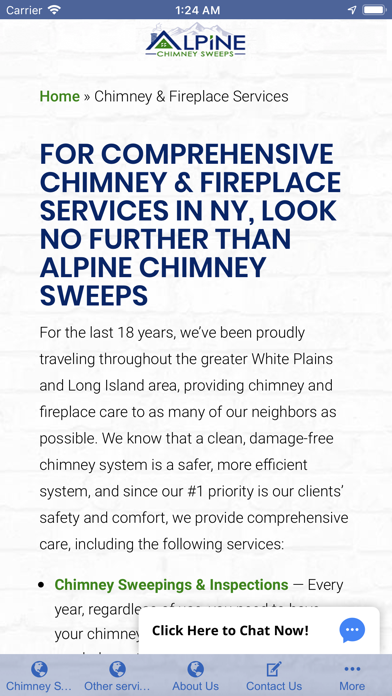 How to cancel & delete Alpine Chimney Sweeps from iphone & ipad 2