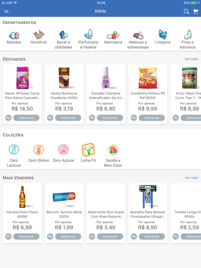 Cidade em Casa - Supermercado