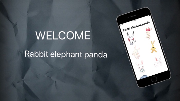 Rabbit elephant panda