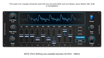 Harmonic Exciter AUv3 Plugin screenshot 2