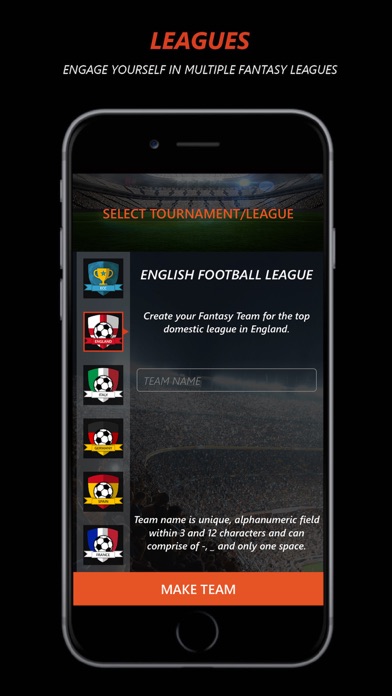 Screenshot #1 pour Real Fantasy Teams