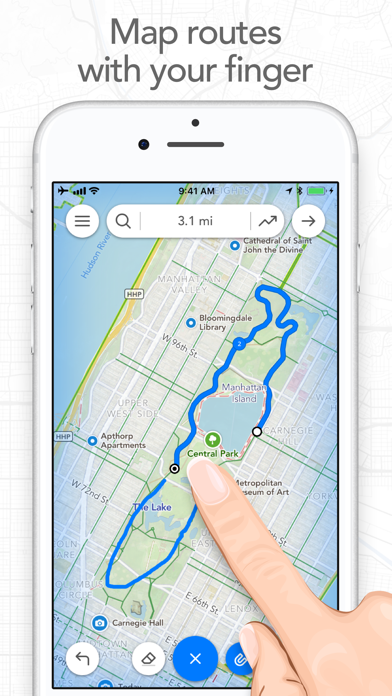 Footpath Route Planner & Running Maps Screenshot 1