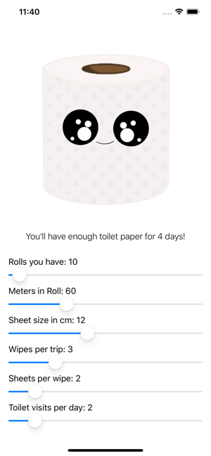 How much toilet paper I need?