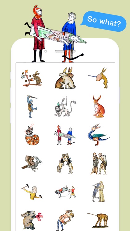 Medieval Rabbit Stickers screenshot-3