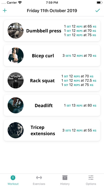 Gym Workout Progress Tracker