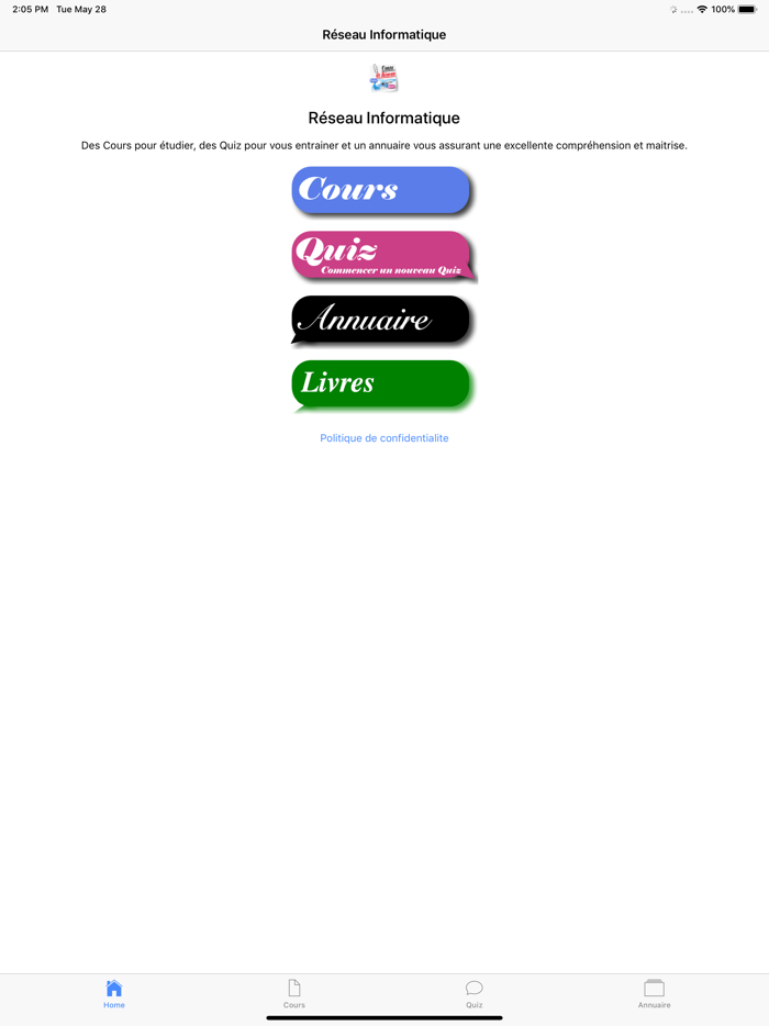 Cours de Réseau Informatique