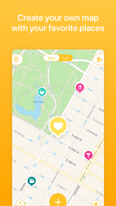 Mapstr - Bookmark your favorite places, your world screenshot