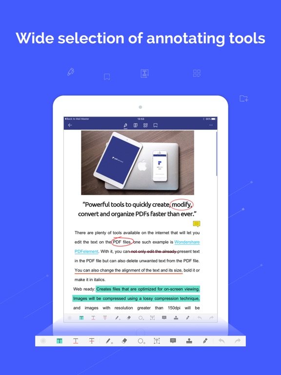 PDF Reader – PDFelement iPad app afbeelding 2