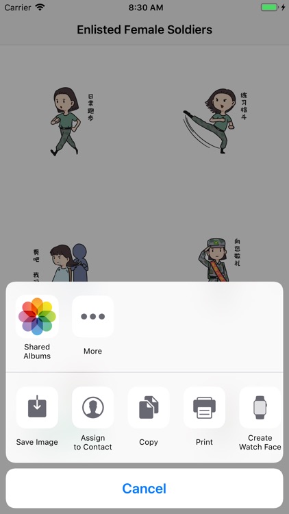 Enlisted Female Soldiers