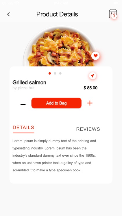 Flutter Pizza Ui