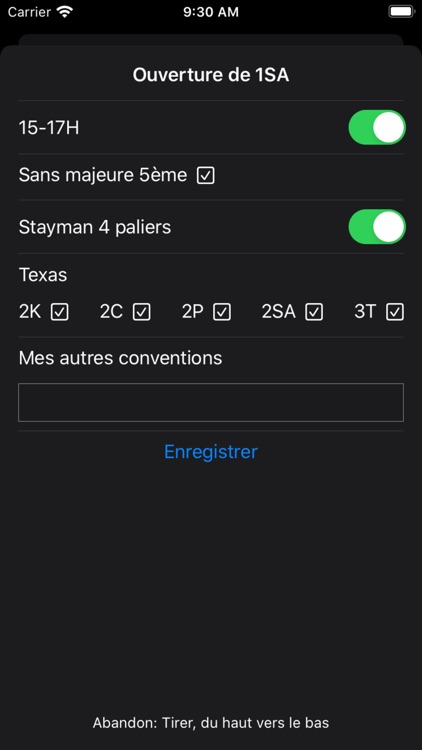 Mes Conventions de Bridge screenshot-4