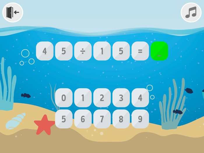 Krakeln matemáticas para niño