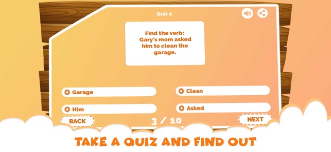 English Grammar Verb Quiz Kids(圖2)-速報App