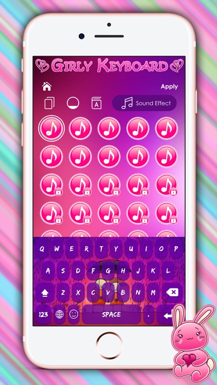 Cute Girly Keyboard Themes screenshot-3