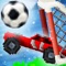 This is fully physics based 2D funny car soccer game