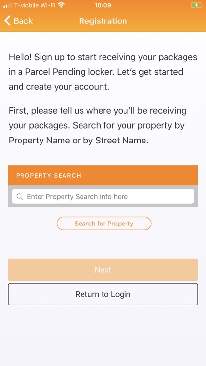 Parcel Pending Mobile