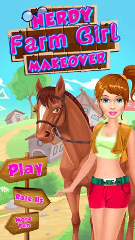 Game screenshot Nerdy Farm Girl Makeover & Spa mod apk