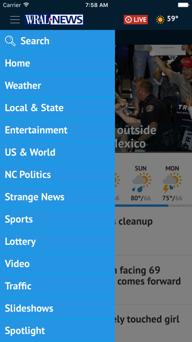 Wral News Mobile review screenshots