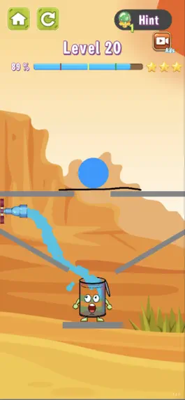 Game screenshot Happy Water Draw Line apk