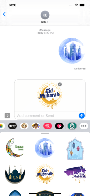 Happy Ramadan Kareem Stickers