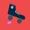 Use you're two thumbs to separately control your two roller-skates as you speed down the sidewalk dodging bubblegum pieces