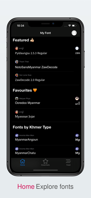 My Font - Myanmar Font(圖1)-速報App