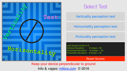 How to cancel & delete Verticality Test from iphone & ipad 1