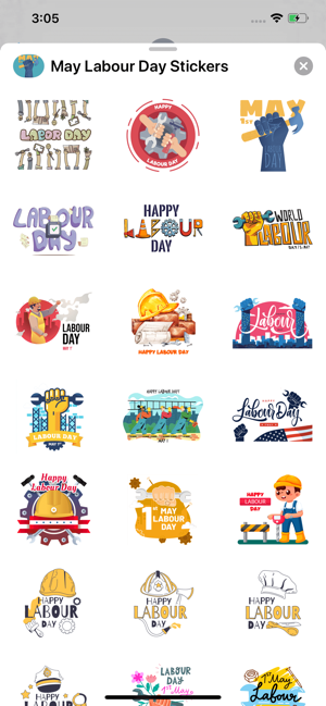 May Labour Day Stickers(圖3)-速報App