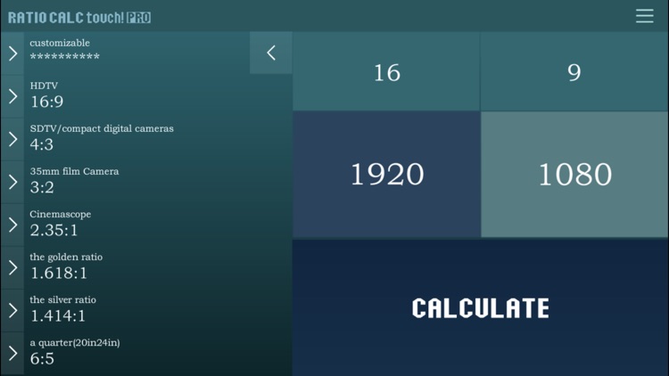 RATIO CALC touch! PRO screenshot-3