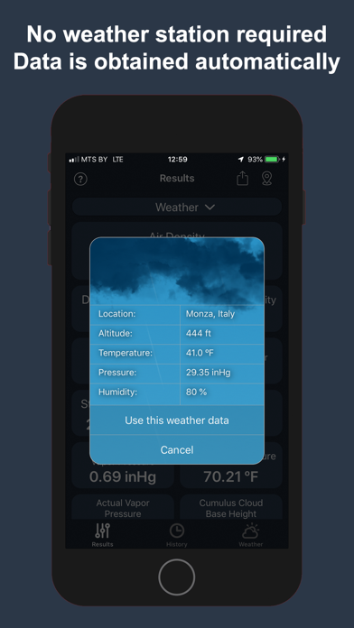 Air Density & Altitude: AirLab screenshot 4