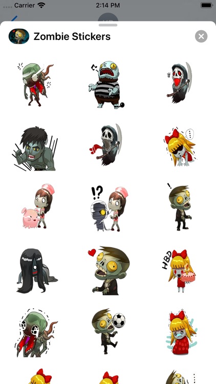 Zombie Sticker