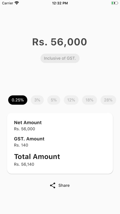 Simple GST Calculator India