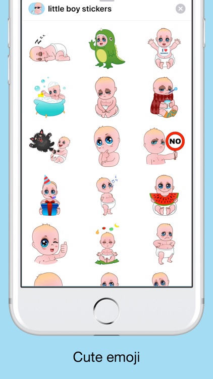 Little boy emoji - stickers