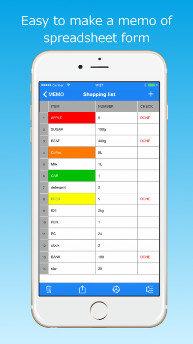 How to cancel & delete Table Memo from iphone & ipad 2