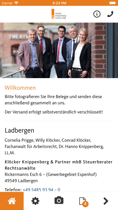 How to cancel & delete Klöcker Knippenberg & Partner from iphone & ipad 1