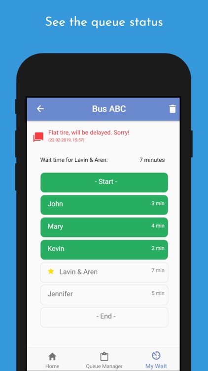 MyTurn - Know your wait time