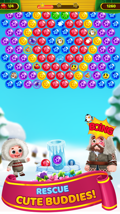 Flower Games - Bubble Shooter screenshot 3