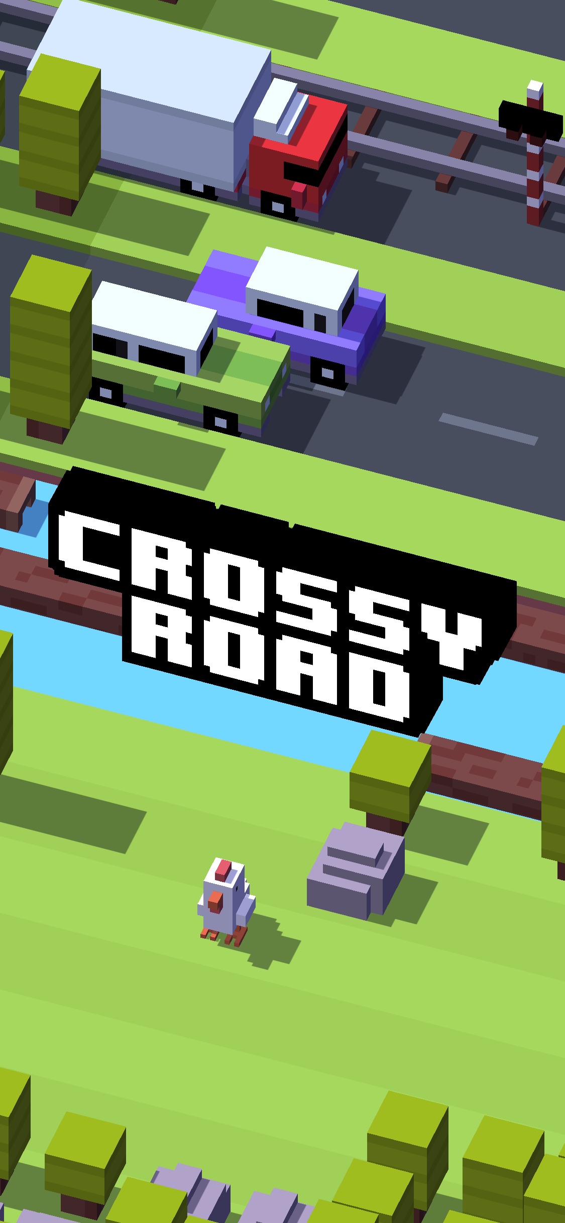 Screenshot do app Crossy Road