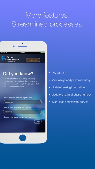 How to cancel & delete Texas Gas Service from iphone & ipad 1