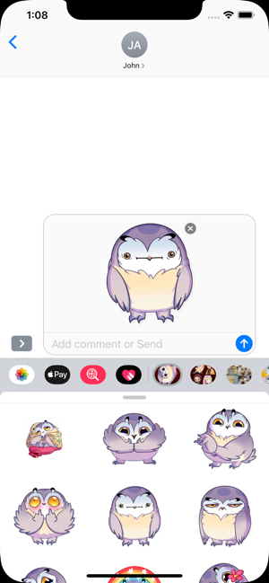 Phil The Owl Stickers HD