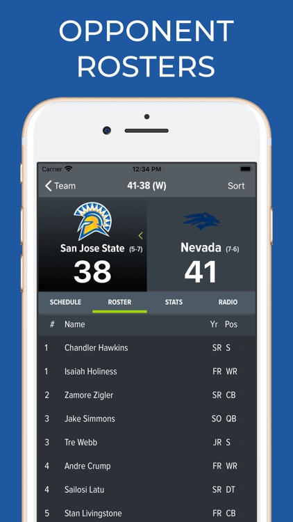 Nevada Football Schedules screenshot-8