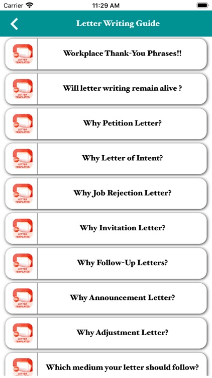 Letter Templates screenshot-4