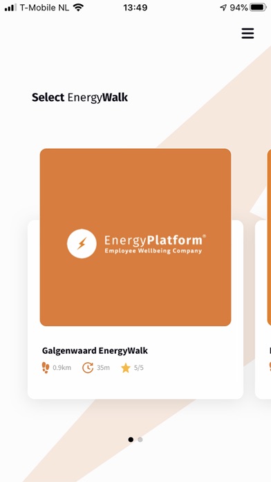 EnergyWalks screenshot 2