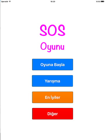 SOS Oyunu - náhled