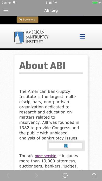 How to cancel & delete American Bankruptcy Institute from iphone & ipad 2