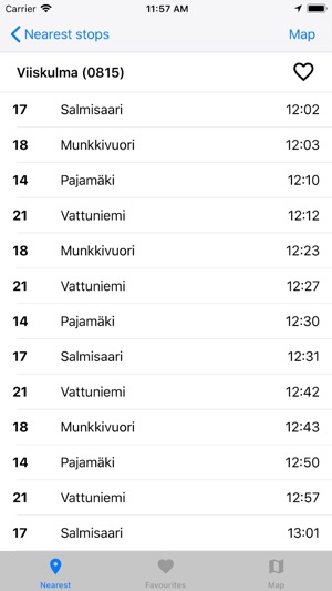 Nearest Departures Finland(圖2)-速報App