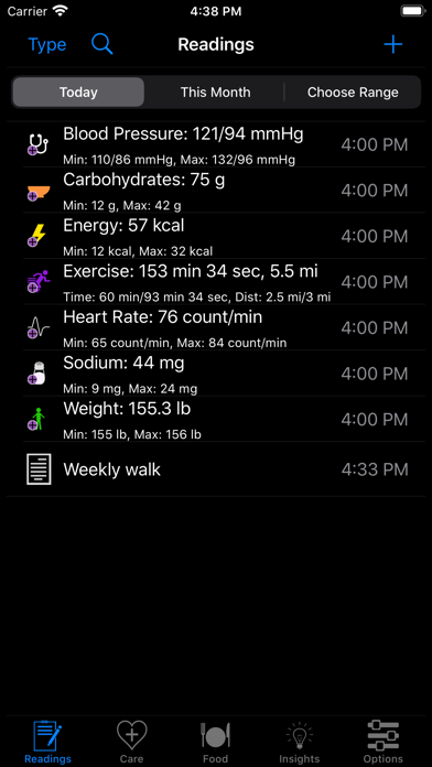 HealthGear - Blood Pressure screenshot 2