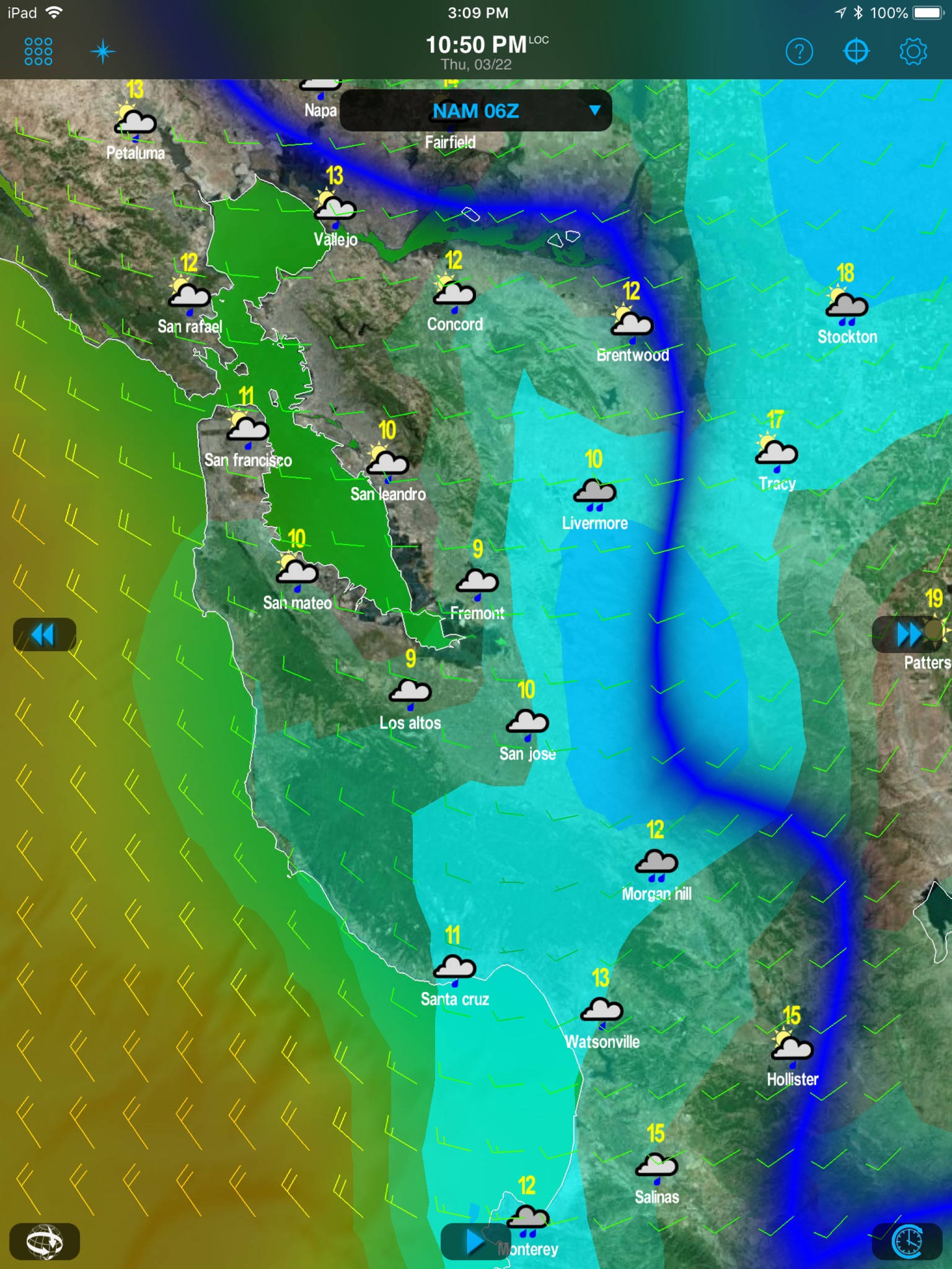 Weather4D Routing screenshot 2