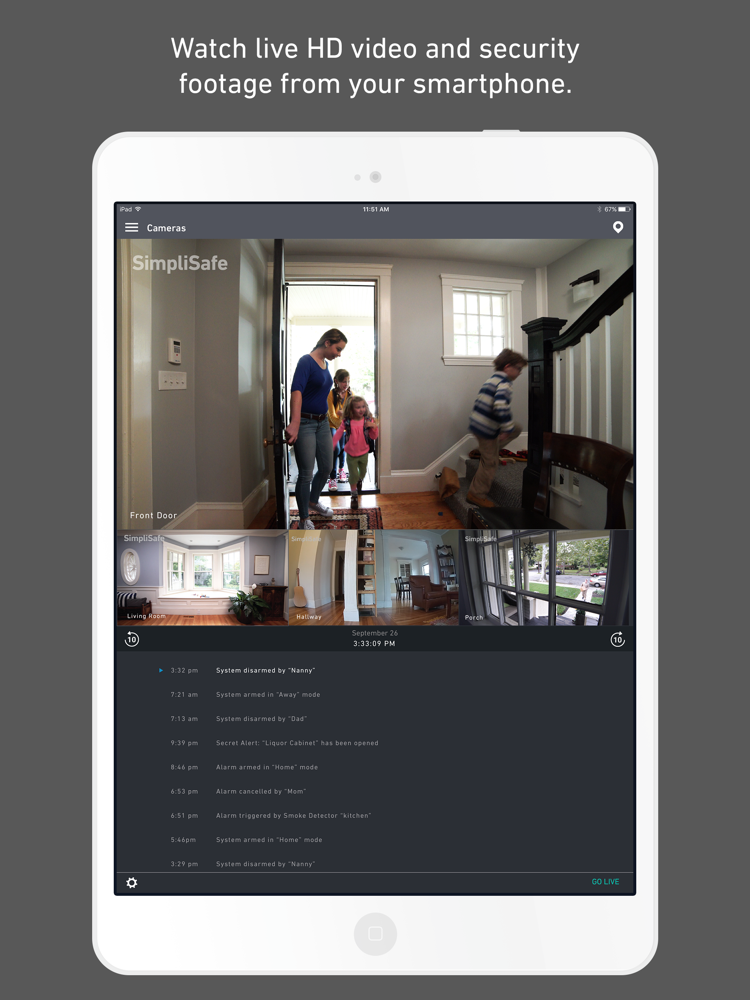 SimpliSafe Home Security App App for iPhone Free 