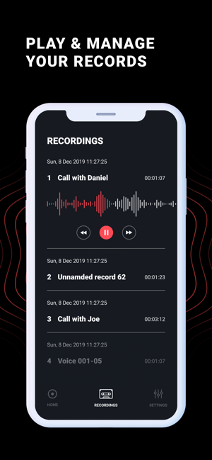 ACR Pro+ Call Recorder iPhone(圖4)-速報App